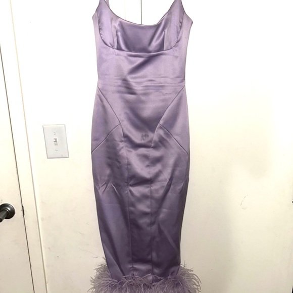 House of CB Dresses House Of Cb Orchid Satin Dress Poshmark